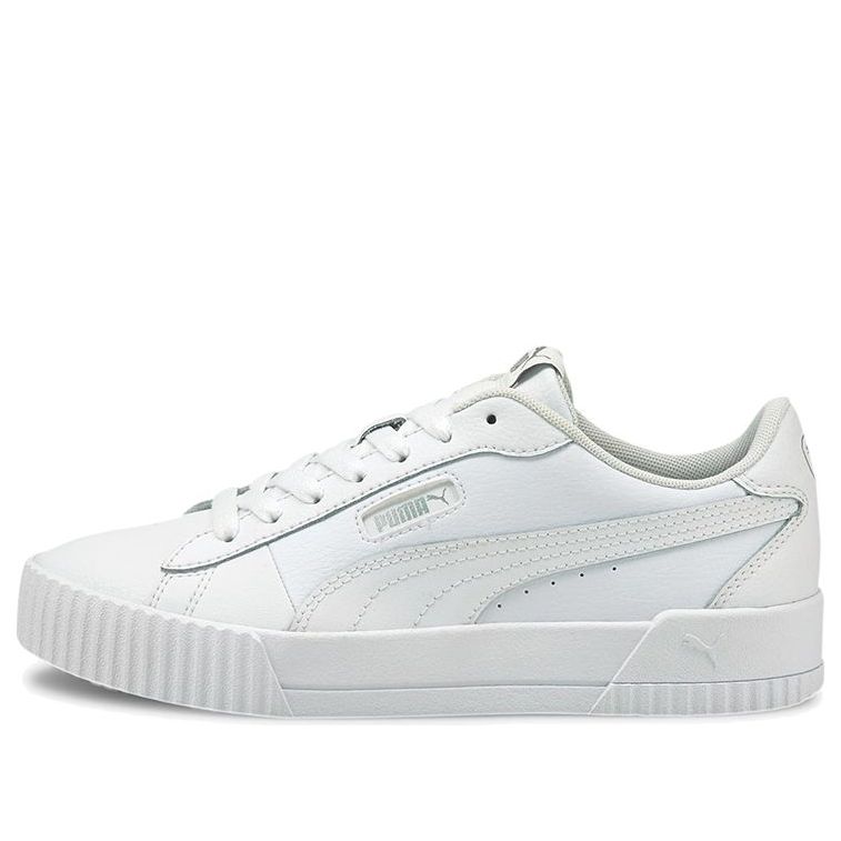(WMNS) PUMA Carina Crew 'White Silver' 374903-02
