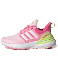 (GS) adidas RapidaSport Bounce 'Clear Pink Solar Yellow' ID2385