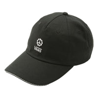(WMNS) Vans Logo Cotton Snapback Cap 'Black White' VN0A4OVQ63M