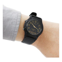 CASIO STANDARDSerieses Men s Mens Black Analog/Digital Combo AW-49H-1B2021