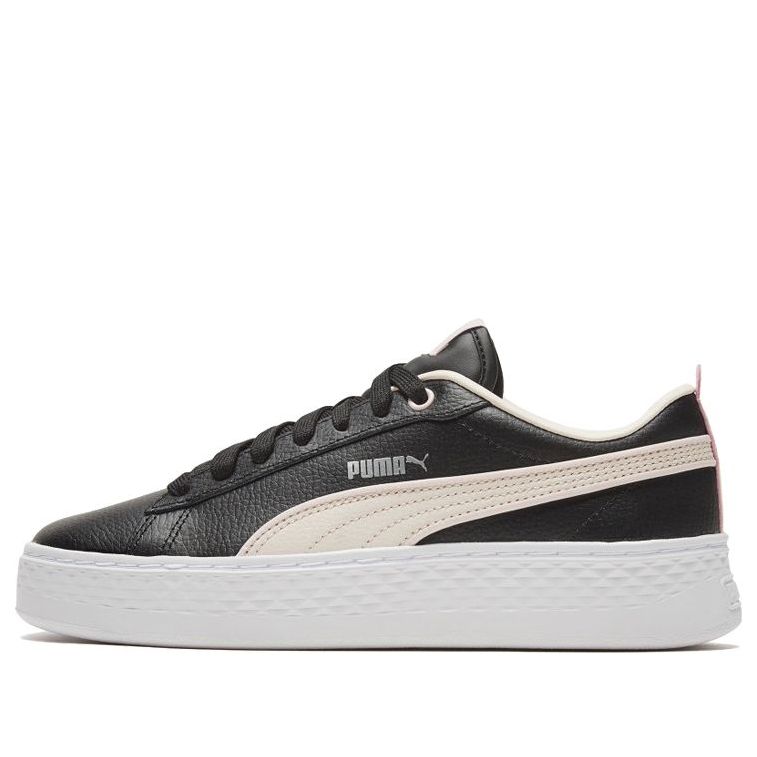 (WMNS) PUMA Smash Platform Piping Black 373315-01