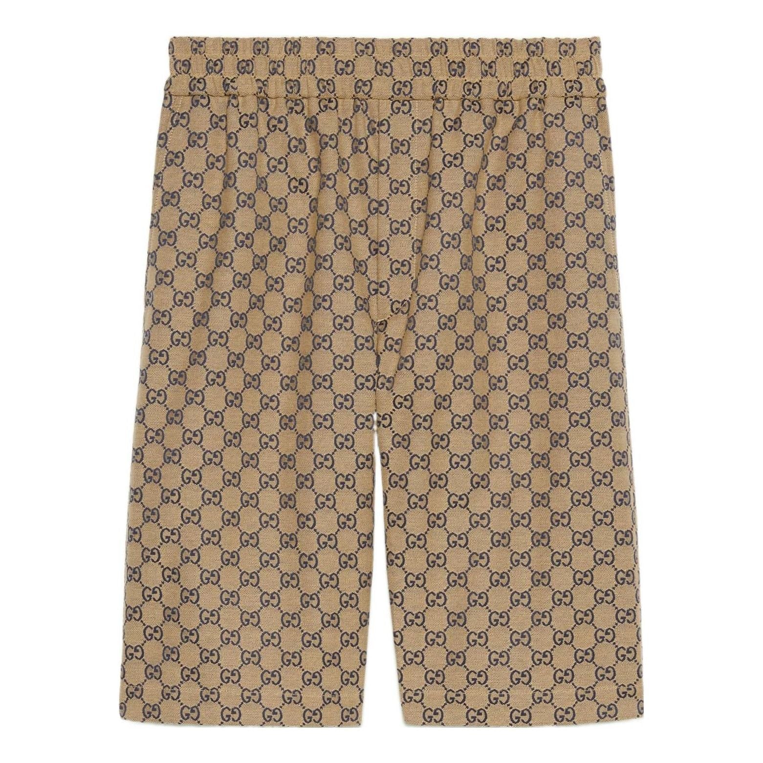Gucci GG Cotton Shorts 'Beige Blue' 694114-ZKU09-9078