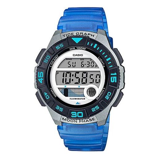 CASIO Multi-Color Small Sports Blue Digital LWS-1100H-2AV