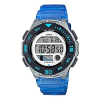 CASIO Multi-Color Small Sports Blue Digital LWS-1100H-2AV