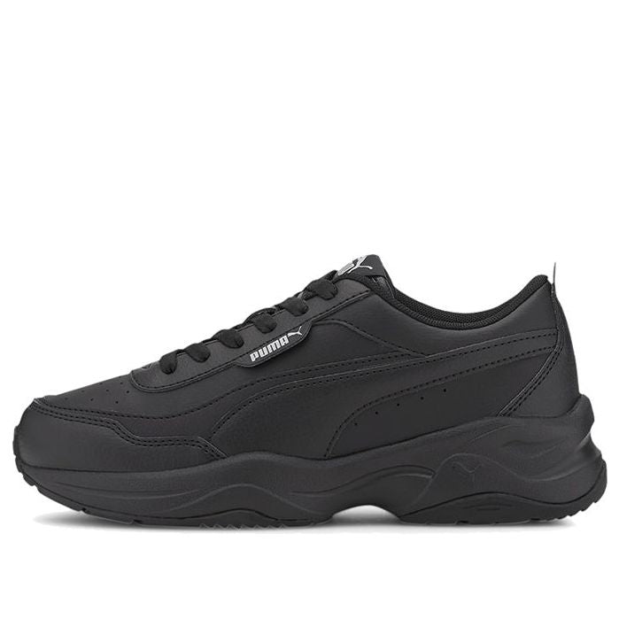 (GS) PUMA Cilia Mode Low Top Running Shoes Black 374231-01