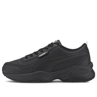 (GS) PUMA Cilia Mode Low Top Running Shoes Black 374231-01