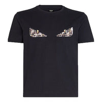 Men's FENDI Cotton Short Sleeve Black FY0894ABR7F1AYS