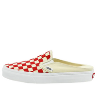 Vans Classic Slip-On Mule Checkerboard 'Red White' VN0004KTTLF