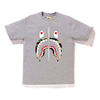 A Bathing Ape 1st Camo Shark Tee 'Grey' BAPE-SS18-027