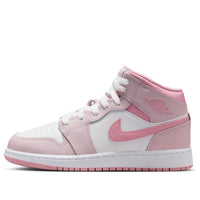 (GS) Air Jordan 1 Mid 'Pearl Pink White' DQ8423-600