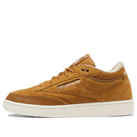 Reebok Club C Mid II Minimalistic Cozy Retro Casual Skate Shoes Unisex Yellow H69125