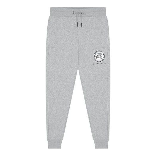 New Balance Hoops Essential Pants Asia Sizing 'Grey White' MP13583-AG
