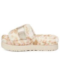 (WMNS) UGG Fluffita Panther Print Slide 'White' 1122556-WHT