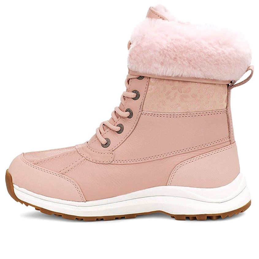 (WMNS) UGG Adirondack III Snow Leopard Pink Red 1112311-QRT