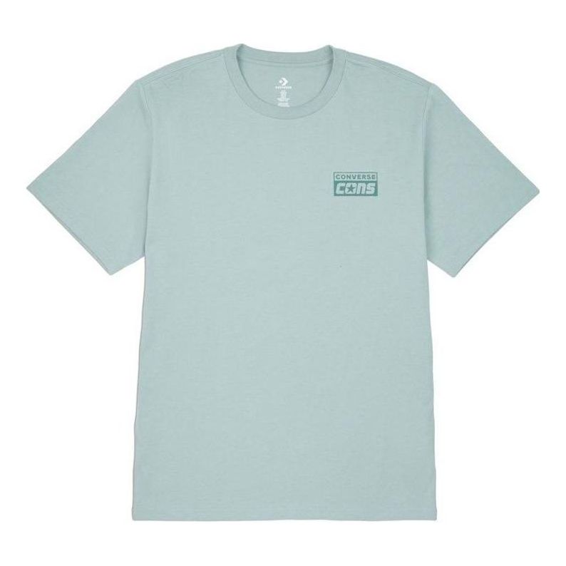 Converse CONS Graphic T-Shirt Asia Sizing 'Tidepool Grey' 10021134-A19