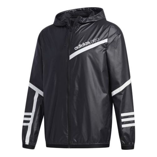 adidas neo M Cs 3s Wb Sports hooded Jacket Black GK5881