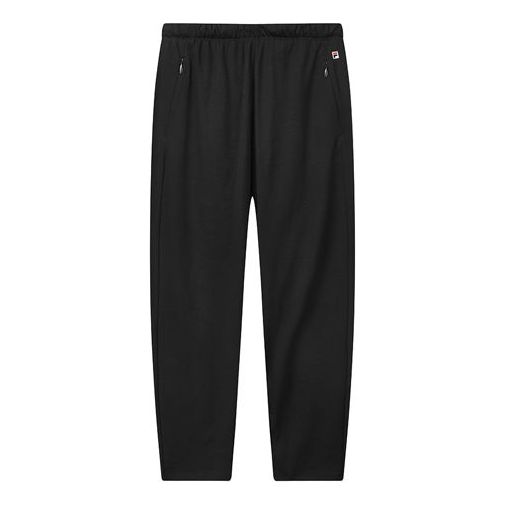 (WMNS) FILA Knit Casual Sports Cropped Pants Black F11W028613F-BK