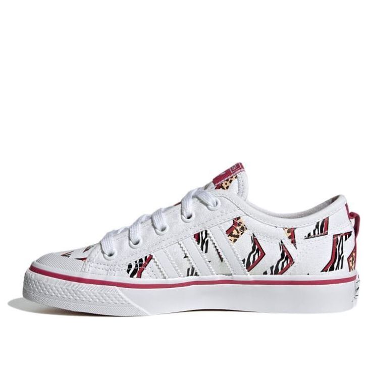 (GS) adidas Nizza J 'White Red' FY8433