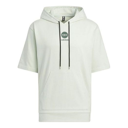 adidas Neo BB Short Sleeves Hoodies Asia Sizing 'Blue' HM2044
