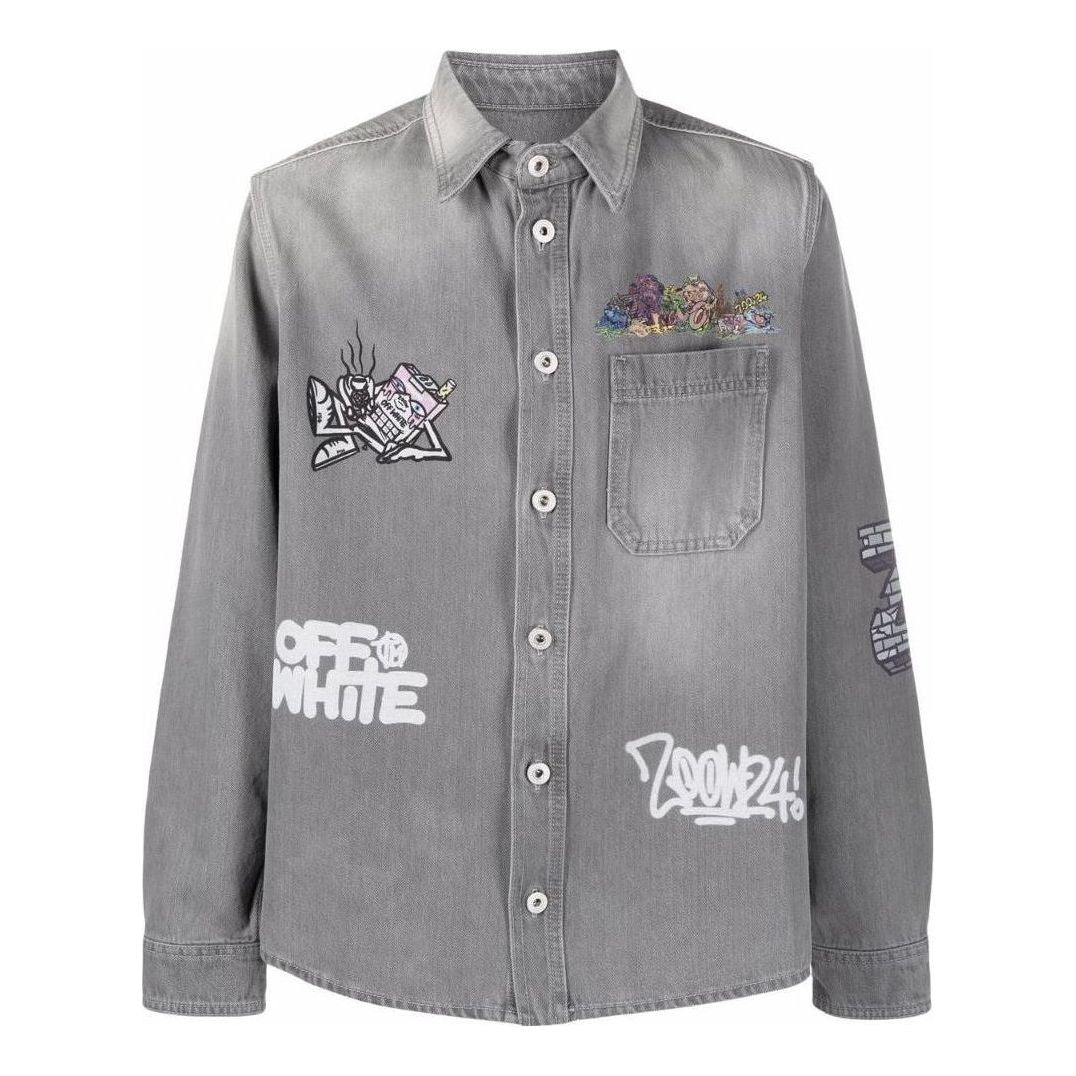 Off-White FW22 Logo OMYD027G21DEN0010901