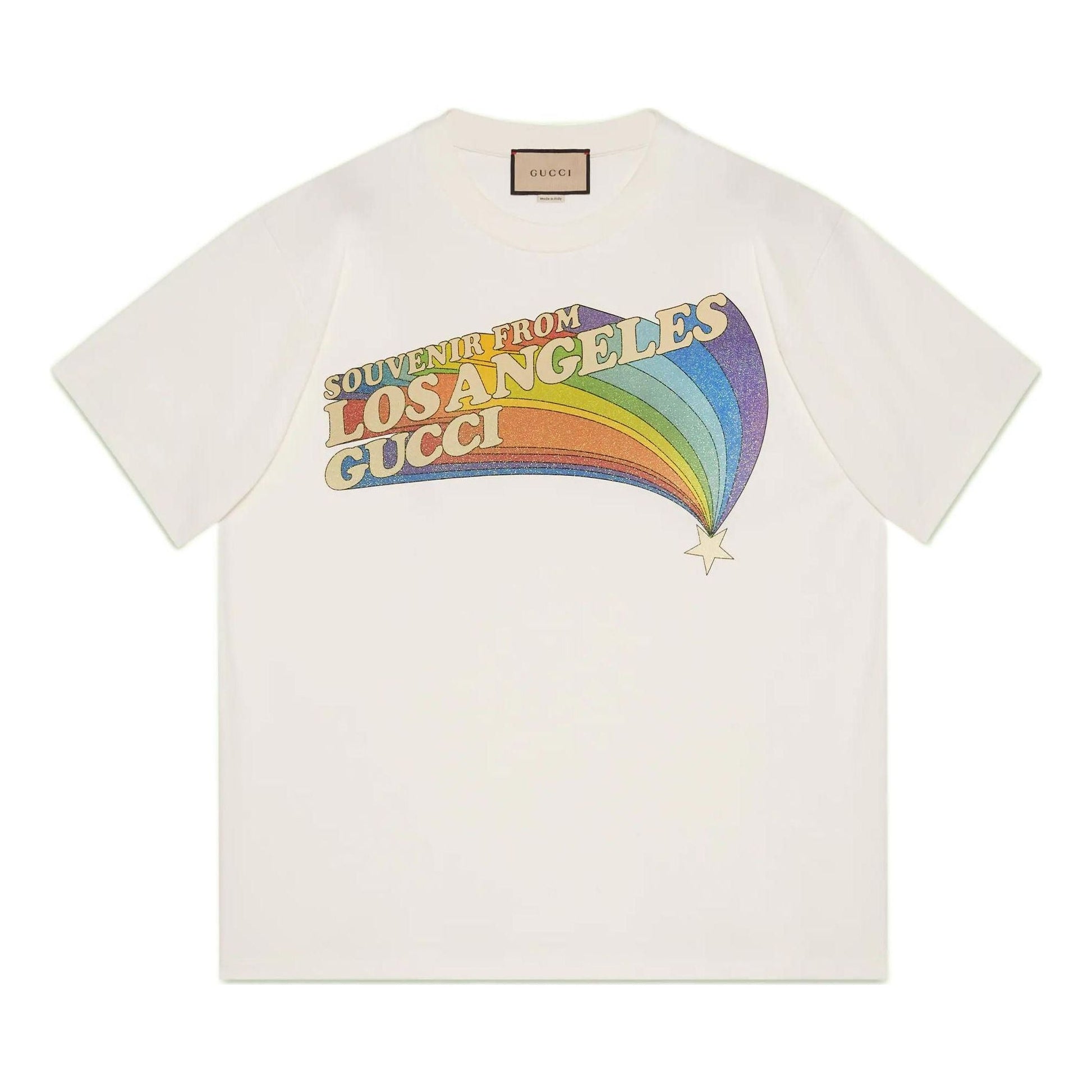 Gucci SS22 Love Parade Rainbow Tee 'White' 616036-XJEJC-9095