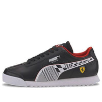 (GS) PUMA Scuderia Ferrari Roma Low Running Shoes Black/White 339973-01