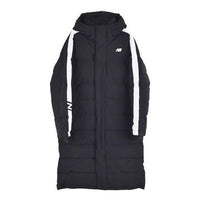 New Balance Casual Long Padding Jacket Asia Sizing 'Black White' NP846111-BK