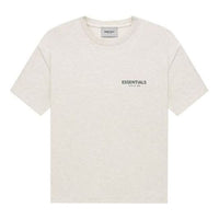 Fear of God Essentials FW21 Tee Light Heather Oatmeal FOG-FW21-330
