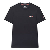FILA Casual Cotton Minimalistic Sleeve Blue F11M021117F