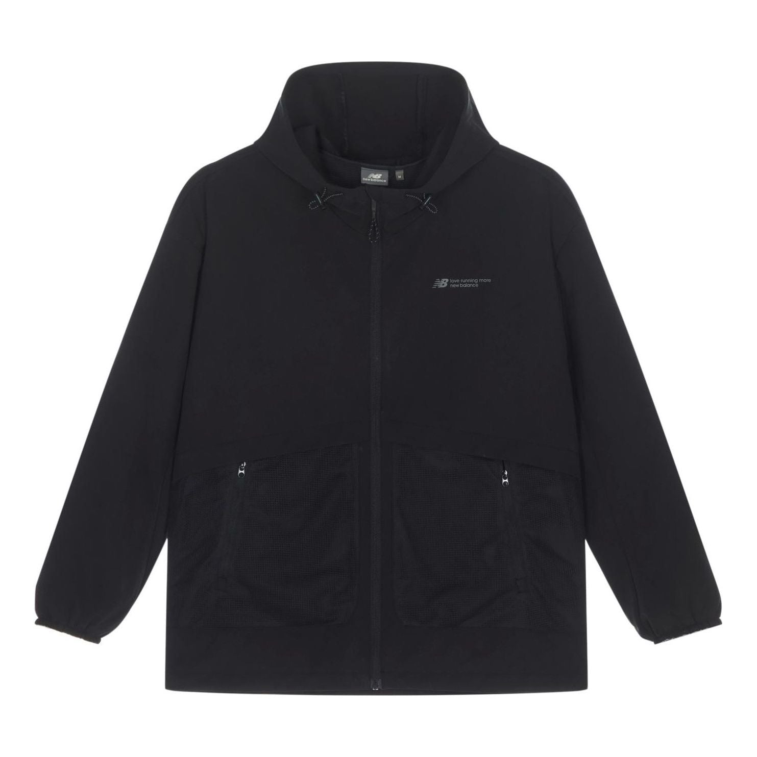 New Balance Woven Hooded Jacket Asia Sizing 'Black' NAE24151-BK