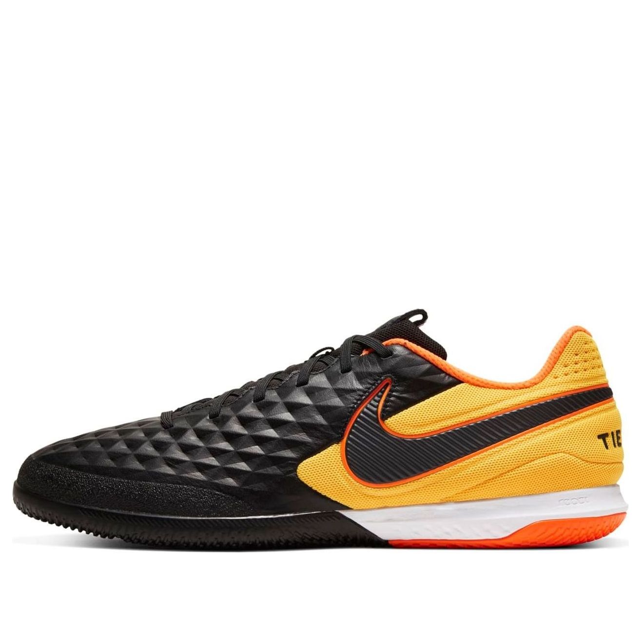 Nike Tiempo React Legend 8 Pro IC 'Black Yellow' AT6134-008