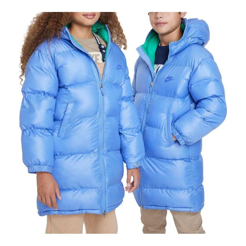 (GS) Nike Sportswear Heavyweight Synthetic Fill EasyOn Therma-FIT Repel Loose Hooded Parka 'Polar' FD2842-450