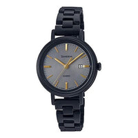 CASIO SHEEN Series Stylish Solar Charging Stainless Steel Strap Solar Powered Black Analog/Digital Combo SHS-D300FG-1AJR