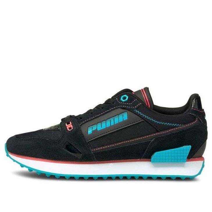(WMNS) PUMA Mile Rider 'Power Play - Black Scuba Blue' 374954-02