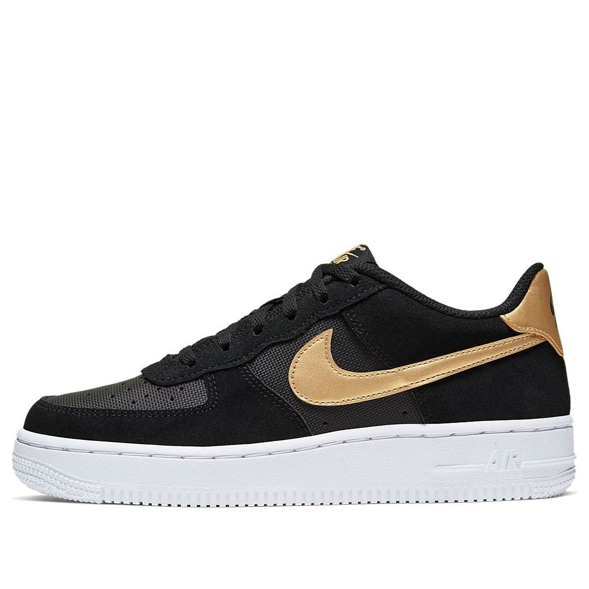 (GS) Nike Air Force 1 '07 LV8 'Black Metallic Gold' CT9130-001