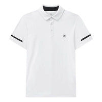 FILA Athletics Logo Printing Short Sleeve Polo Shirt White F61M024106F-WT