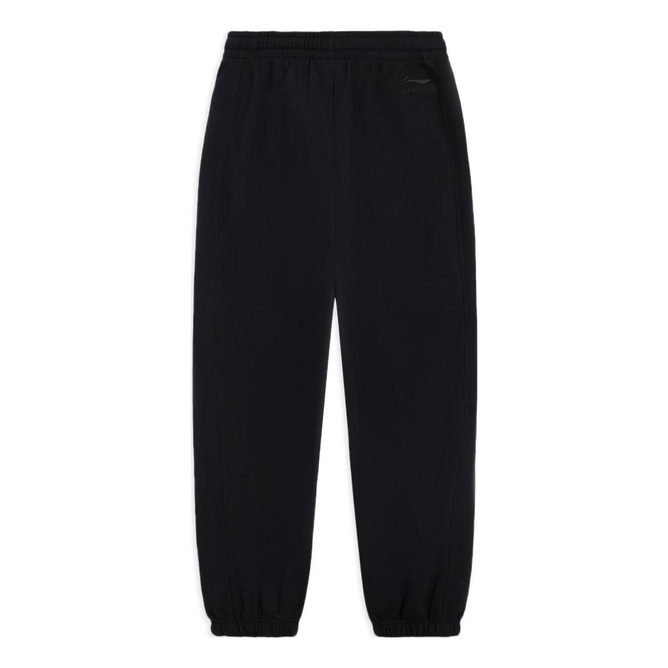 Li-Ning Embroidered Logo Joggers Sweatpants 'Black' AKLSD07-4