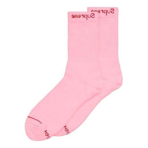 Supreme x Hanes Crew Socks (4 Pack) 'Pink' SUP-FW21-113