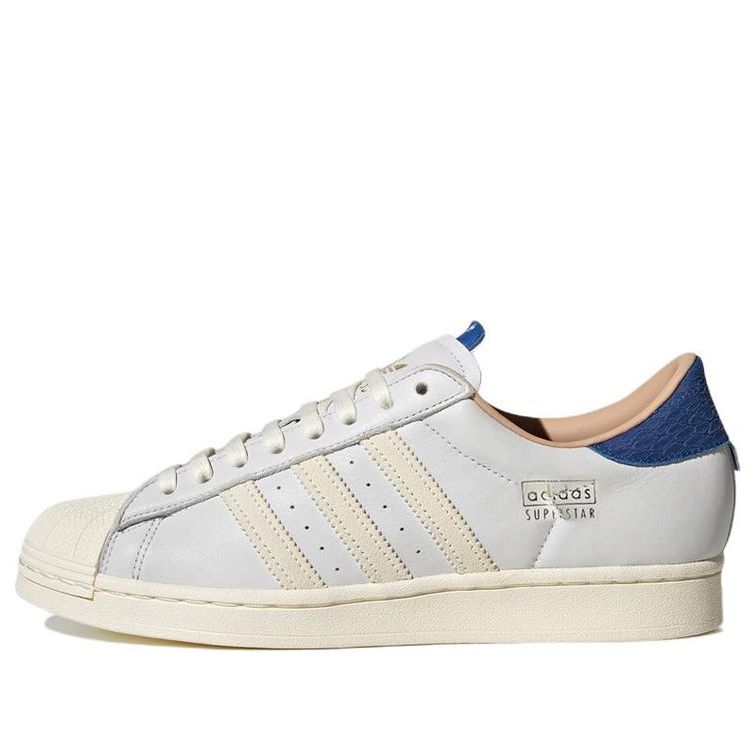 adidas originals Superstar 'White Cream Blue' HQ6458