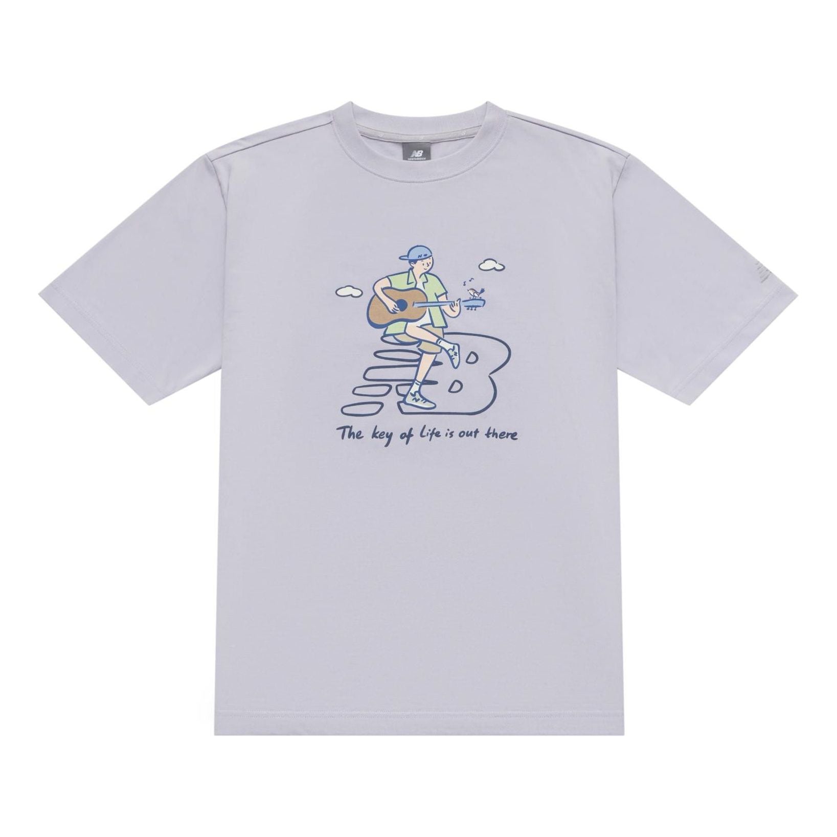 New Balance x PK Guitar Graphic T-Shirt Asia Sizing 'Light Purple' NEE26021-DV