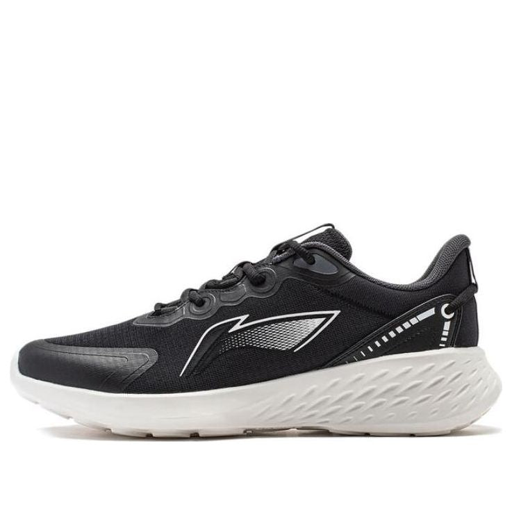 (WMNS) Li-Ning Soft Running Shoes 'Black White' ARST048-1
