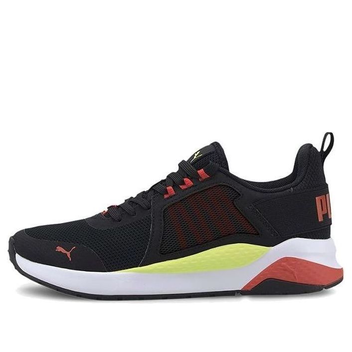 PUMA Anzarun (Big Kids) Shoes Black/White/Yellow 372035-07
