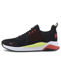 PUMA Anzarun (Big Kids) Shoes Black/White/Yellow 372035-07