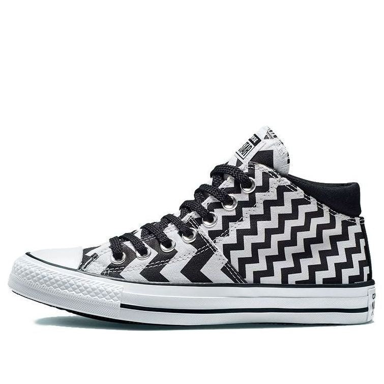 (WMNS) Converse Chuck Taylor All Star Madison Mid 'Zigzag - Black White' 565388F