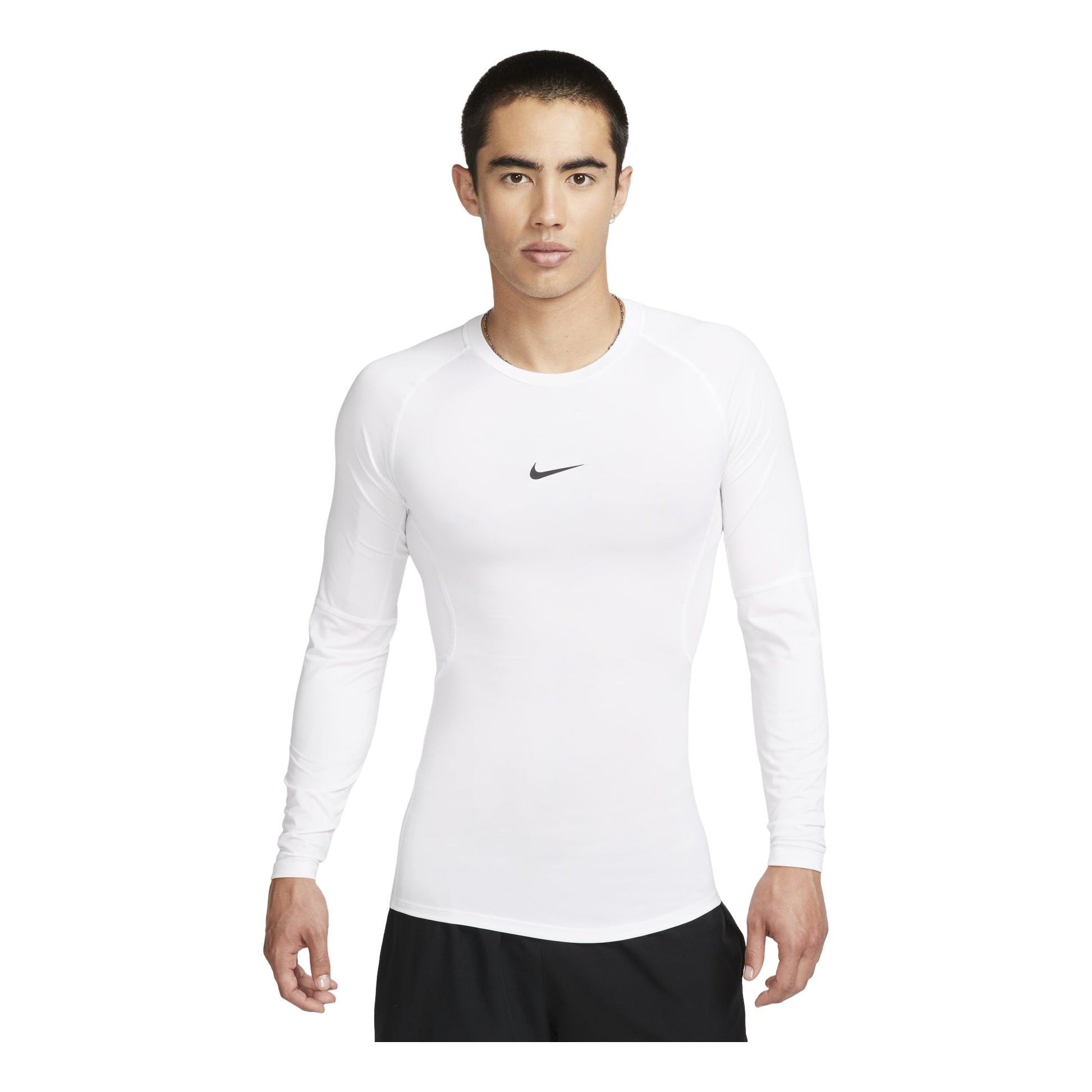 Nike Pro Dri-FIT Tight Long-Sleeve Fitness Top 'White' FB7920-100