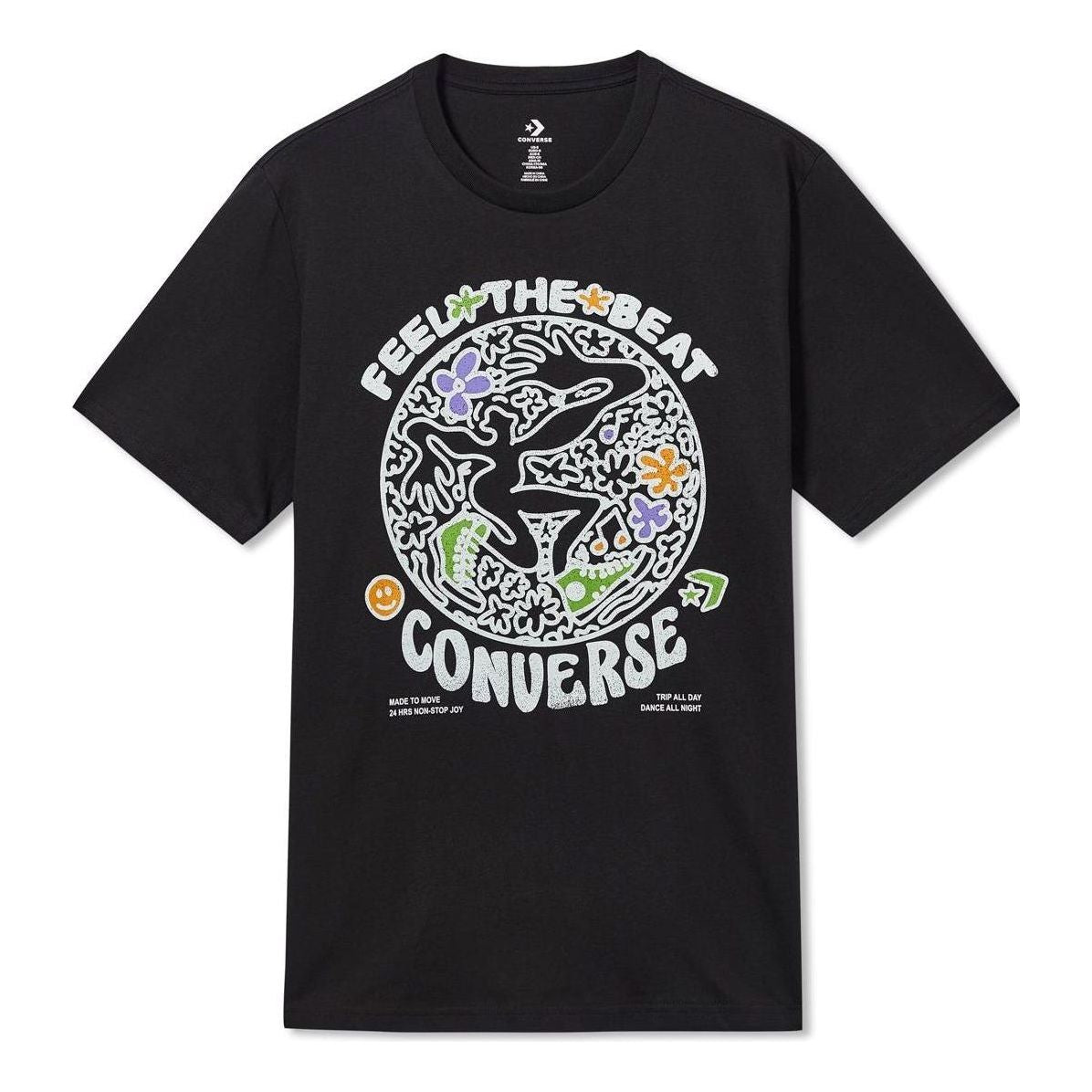 Converse Abstract Dance Tee Asia Sizing 'Black' 10023456-A02