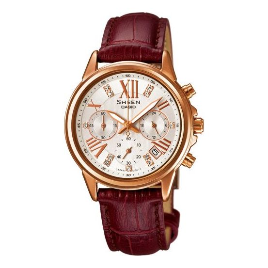 CASIO Female Japan / South Korea Fashion Rose Gold SHE-5026GL-7A