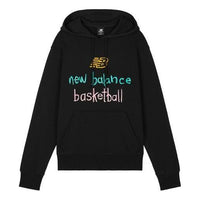 New Balance Swish Hoodie Asia Sizing 'Black Aqua Pink' MT03614-BM