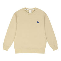 MLB Unisex Embroidery Logo Round-neck Sweatshir Khaki 31MT01011-07B