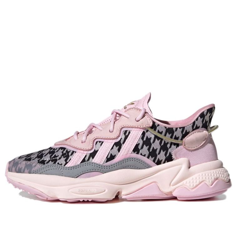 (WMNS) adidas originals Ozweego 'Pink Black Gray' FV9758